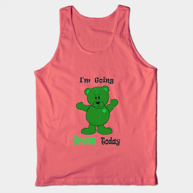 Goin'  Green Tank Top by KJKlassiks